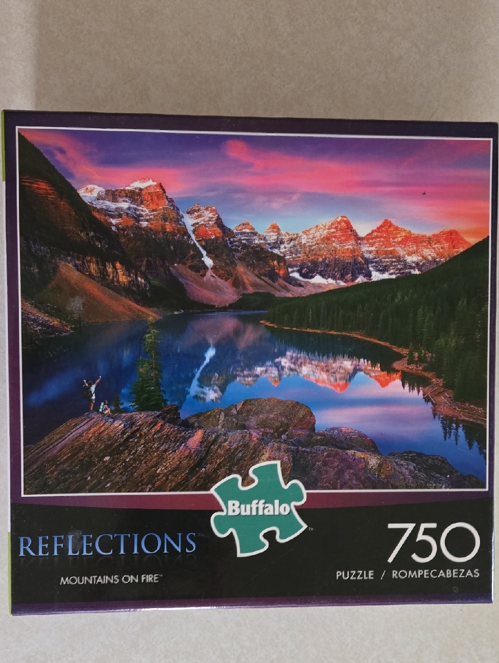 Buffalo Games Reflections "Mountains On Fire" 750 Piece Puzzle